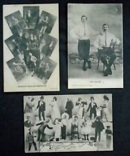 Lot (3) Early French Entertainers, circa 1900-1910 picture
