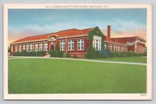 Postcard Jackson County High School Marianna Florida picture