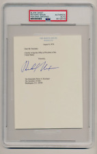 President Richard Nixon Hand Signed Souvenir Resignation Letter PSA/DNA Slabbed picture