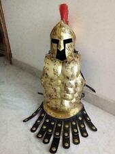 Christmas Medieval Muscle Jacket & Spartan Helmet Armor Antique Finish picture
