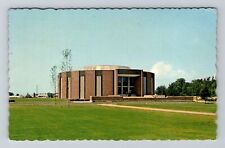 Colchester VT-Vermont, Sain Michael's College, Library, Vintage c1971 Postcard picture