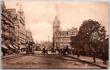 Princess Street East End Edinburgh Scotland Thoroughfare Postcard picture