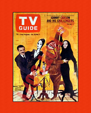 Circa 1965 Addams Family Show TV Guide Creepy & Kooky Astin Cover Art 8x10 Photo picture