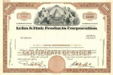 Lehn and Fink Products Corporation - Stock Certificate - Specimen Stocks & Bonds picture