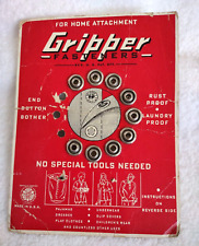 Vintage Oakville Gripper Fasteners Set of 9 From 1946 picture