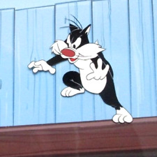 SYLVESTER the CAT  1950s VINTAGE Warner Brothers WB animation PRODUCTION CEL picture