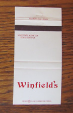 ATLANTA, GEORGIA MATCHBOOK COVER: WINFIELD'S EMPTY MATCHCOVER -B picture