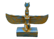 RARE ANTIQUE ANCIENT EGYPTIAN Statue Goddess Isis Winged Good Health 1390 Bc picture