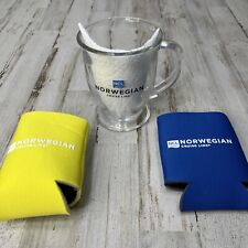 Norwegian Cruise Line NCL Clear Coffee Mug Souvenir Freestyling  2 Koozie picture