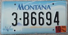 2003 Montana License Plate 3-B6694 - Big Sky picture