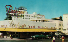 1954 Parham's Restaurant Collins Ave Miami Beach Florida FL Vintage Postcard picture