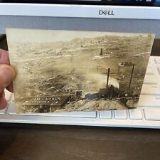 Early 1900s real photo postcard of The ABE LINCOLN Mine Cripple Creek Colorado picture