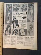 Vintage Fredericks Of Hollywood Ad Clipping Original Magazine Print Be Show Girl picture