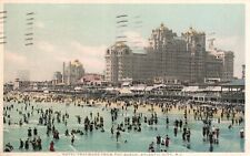 Vintage Postcard 1917 Hotel Traymore From The Beach Atlantic City New Jersey NJ picture
