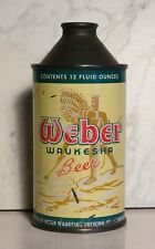 WEBER WAUKESHA BEER - CONE TOP - WAUKESHA BREWING CO., WAUKESHA, WISC. picture