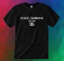 NEW100%_Dolce & Gabbana Unisex Logo T-Shirt Printed Fanmade Size S-5XL picture