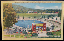 Vintage Postcard 1951 Delano Hitch Memorial Swimming Pool Newburgh NY picture