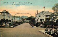 Beautiful Residence District, Portland, OR Divided Back Postcard picture