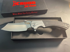 Krudo DAO LTE Framelock Folding Knife 3.75