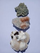 Lot of 3 Choice Mixed Zeolites Crystal, Mineral Specimens U.S seller 1 Lb D3 picture