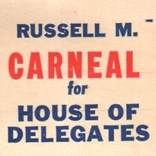 1950s Russell Morris Carneal Virginia House Delegate Representative Williamsburg picture