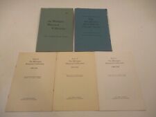 University of Michigan Historical Collections Reports 1961 1962 1963 Booklets picture