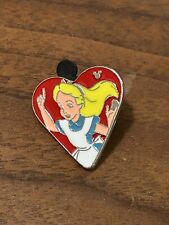 RARE Alice in Wonderland Card Suits Heart Shape Disney Pin 94973 Cast Mber ONLY picture