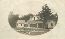 Postcard RPPC  Minnesota Pine City Dining room Taylor Sanitarium 1909 23-4801 picture