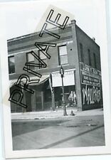 Vintage B/W Snapshot Photo - DAW Family Business, 2 Story Brick Bldg, Wallpaper picture