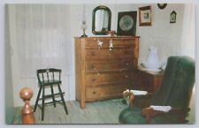 Post Card Bedroom of Herbert Hoover Birthplace West Branch, Iowa G256 picture