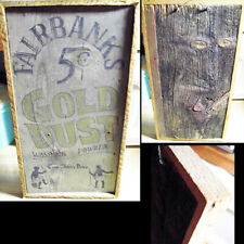 Fairbanks Gold Dust Washing Powder Antique Wood Sign in Frame picture