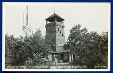 Munford Alabama al Cheaha State Park Bunker Tower Real Photo Postcard RPPC picture