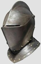 Collectibles Medieval Antique Knight Armor Closed Warrior Helmet picture