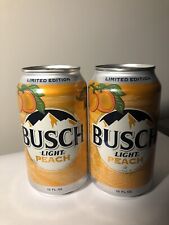 Busch Light Limited Edition PEACH - empty cans picture