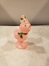 HTF Rosbro Easter Chick Pink Hard Plastic Candy Vintage picture
