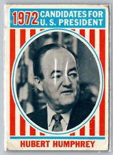 Hubert Humphrey 1972 Topps U.S Presidents Candidate  #38 Good/VG   *H8jv picture