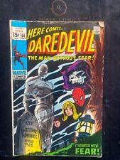 1969 Daredevil #54 1st Appearance Second Mister Fear Marvel picture