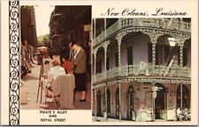 1950s NEW ORLEANS French Quarter Postcard 