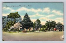 Winter Haven FL-Florida, Jacaranda Apartments, Antique, Vintage Postcard picture