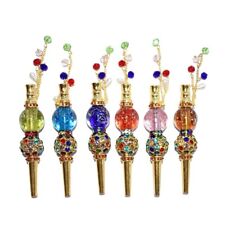 “6 PCS” Stylish Metal luxury Glow in the dark hookah mouth tips, Shisha tip, picture