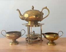 Art Nouveau JP Kayser Germany & Gottfrid Carlsson Sweden Brass Tea Set Late 19th picture
