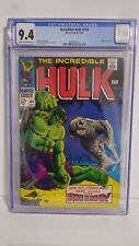 INCREDIBLE HULK #104 CGC 9.4 Cr/Ow Pages RHINO MARIE SEVERIN FRANK GIACOIA picture
