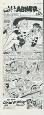 1952 Cream of Wheat Lil Abner Al Capp Romeo McHaystack Vintage Print Ad SP10 picture