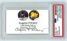 EUGENE GENE KRANZ Signed Business Card- NASA Apollo 11, 13 Flight Director -PSA picture
