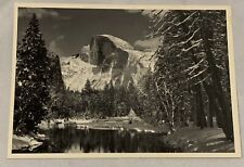 Vintage Half Dome Yosemite Park California Ansel Adams Photo Postcard Post Card picture