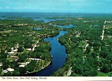 VINTAGE POSTCARD CONTINENTAL SIZE THE COTEE RIVER NEW PORT RICHEY FLORIDA picture
