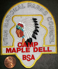 MERGED BSA UTAH NATIONAL PARKS OA 508 590 520 535 CAMP MAPLE DELL PATCH TOUGH picture