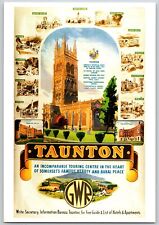 Postcard England GWR Taunton Hotel Apartments  picture