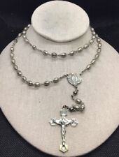Vintage Chapel Sterling Silver 925 Rosary Y282 picture
