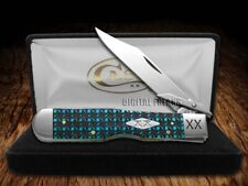 Case xx Knives Cheetah Blue Bone Spiral Pattern 1/500 Pocket Knife Stainless picture